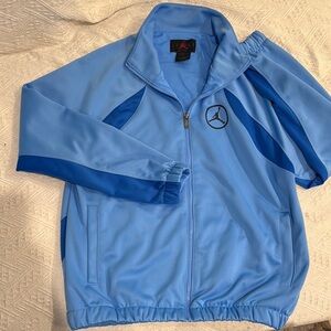 Light Blue Track Jacket with the Air Jordan -men M